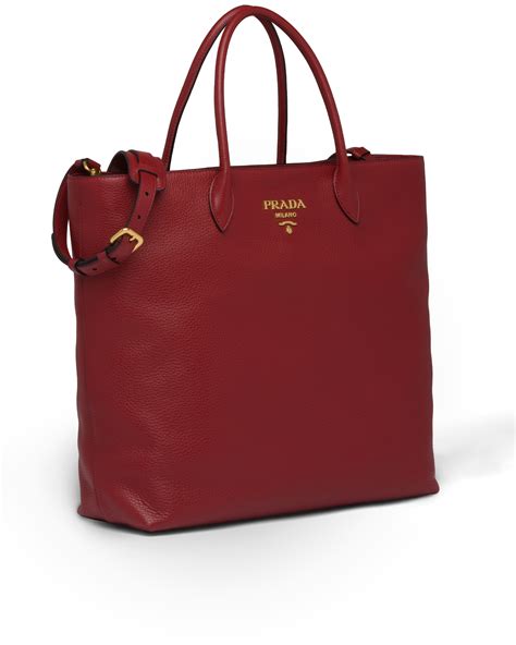 prada leather accessories|prada leather tote price.